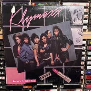 Klymaxx "Meeting In The Ladies Room" Vinyl LP - Pink & Black Cover